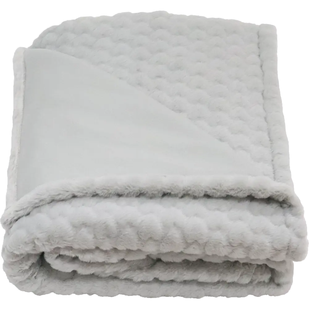 Плед Amore 140x200 см искусственный мех цвет серый Ardenza STLM-2086990 - Вид №2