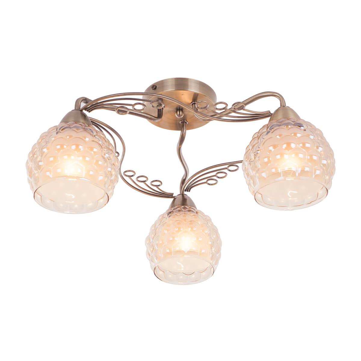 Потолочная люстра IDLamp Verity 286/3PF-Oldbronze IDLAMP VERITY 183463 Белый - Вид №3