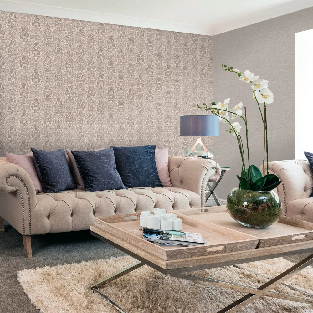 Обои флизелиновые Erismann Jacklin бежевые 1.06 м 60049-03 STLM-2108206 - Вид №2