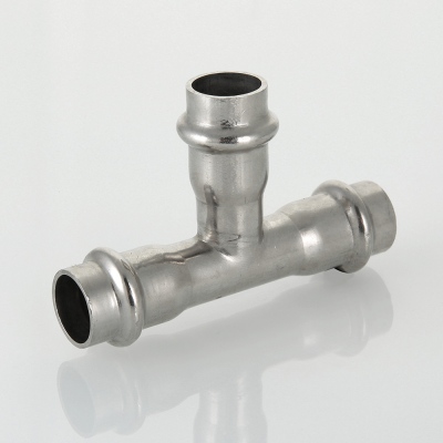 VTi.931.I.151215 Фитинг из нержавеющей стали – пресс-тройник Valtec 15 x 12 x 15 мм  - Вид №3