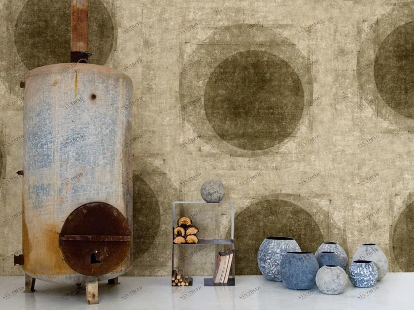 Wall&decò Геометрические обои Contemporary wallpaper 2010 sun-id-1377166