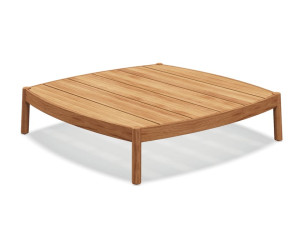 Низкий квадратный стол из тикового дерева