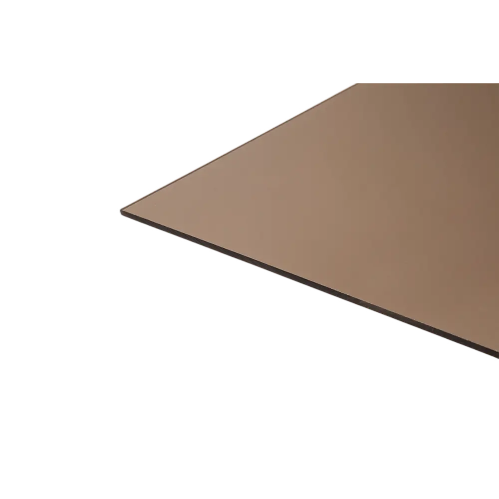 Поликарбонат монолитный 3 мм 2.05x3.05 м Киви бронзовый STLM-2064646