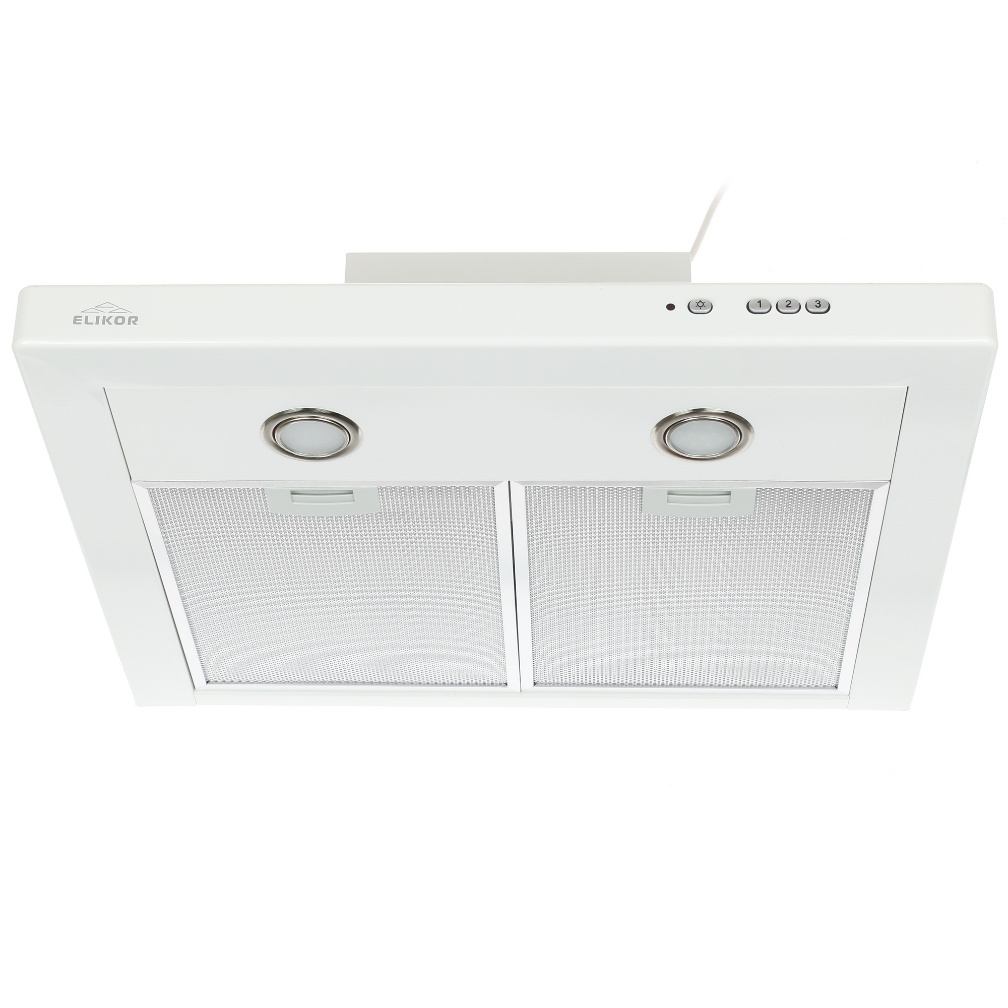1183430 Вытяжка каминная ELIKOR Квадра 60П-430-К3Д белый STDN-0066677 - Вид №1