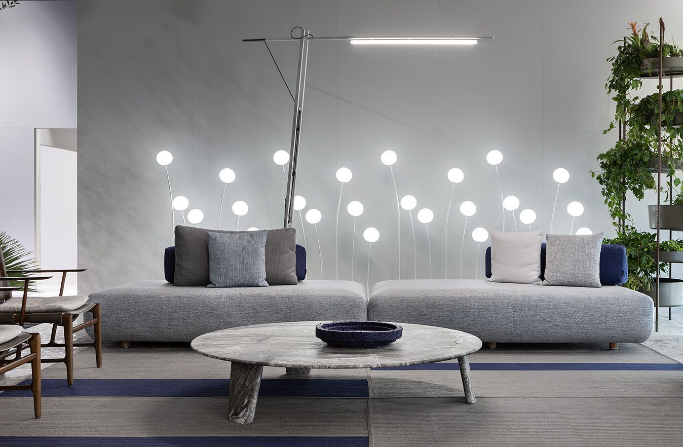 Мраморный круглый низкий садовый столик Exteta 10th ARCH-00143435 - Вид №2