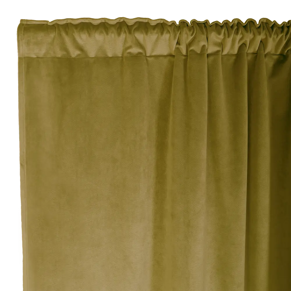 Штора на ленте Inspire Lirio 140x280 см цвет горчичный 88311174 STLM-2156065  - Вид №3
