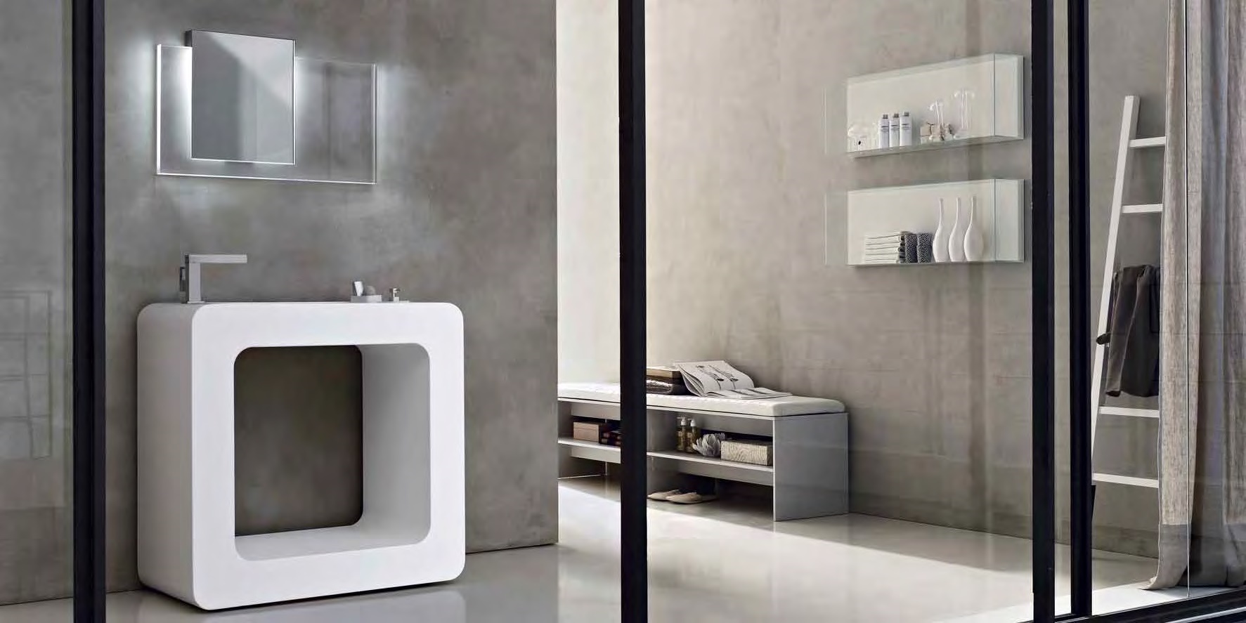 08SY2VB Накладная раковина на столешницу  прямоугольная Toscoquattro  - Вид №2