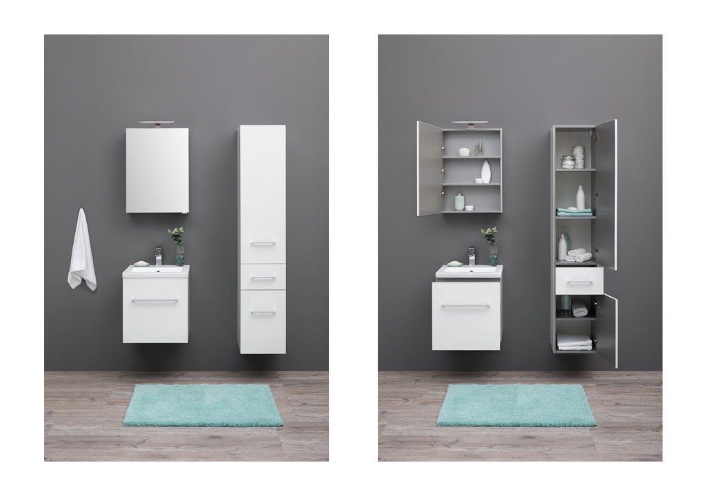Мебель для ванной Aquanet Порто 50 белый 00196675 - Вид №4