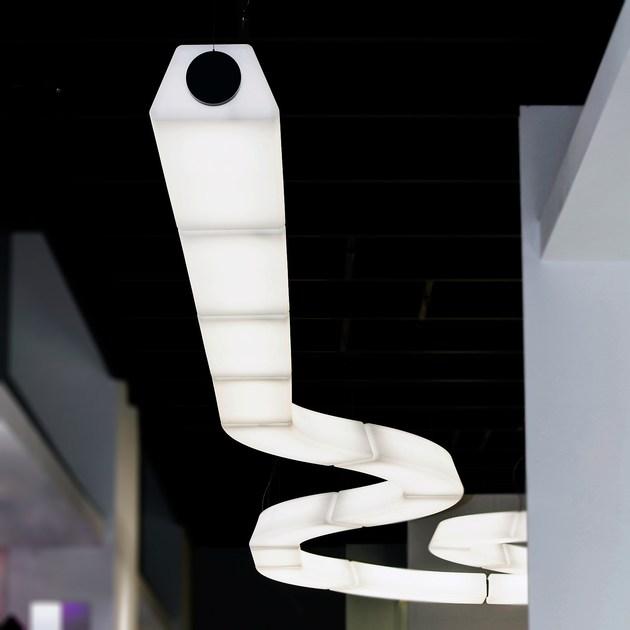 Martinelli Luce Подвесной светильник из полиэтилена с диммером Circular pol 2057 xxl - Вид №6