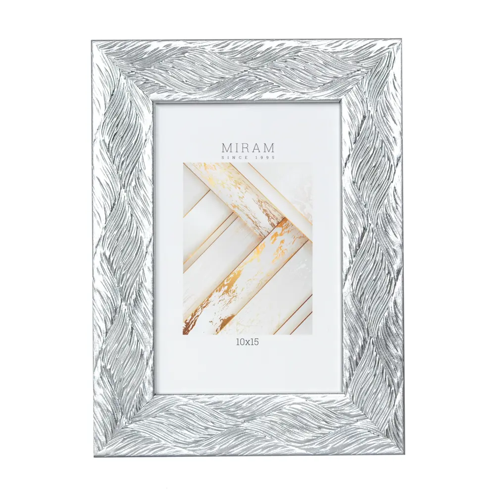 Фоторамка Мирам 651629-4 10x15 см цвет серебро Santreyd STLM-2156511