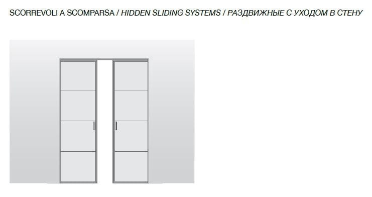 Дверь из матового стекла Longhi Aluminiun Chic-Doors ARCH-00080272 - Вид №11
