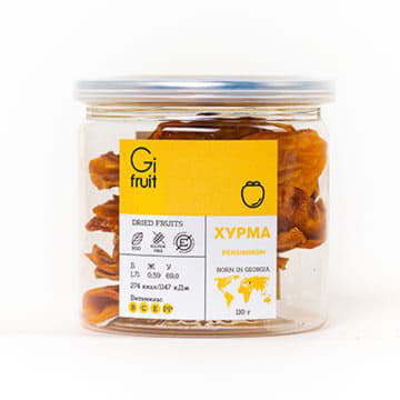 Фрукты сушеные "GIFRUIT Хурма" Santreyd 2775