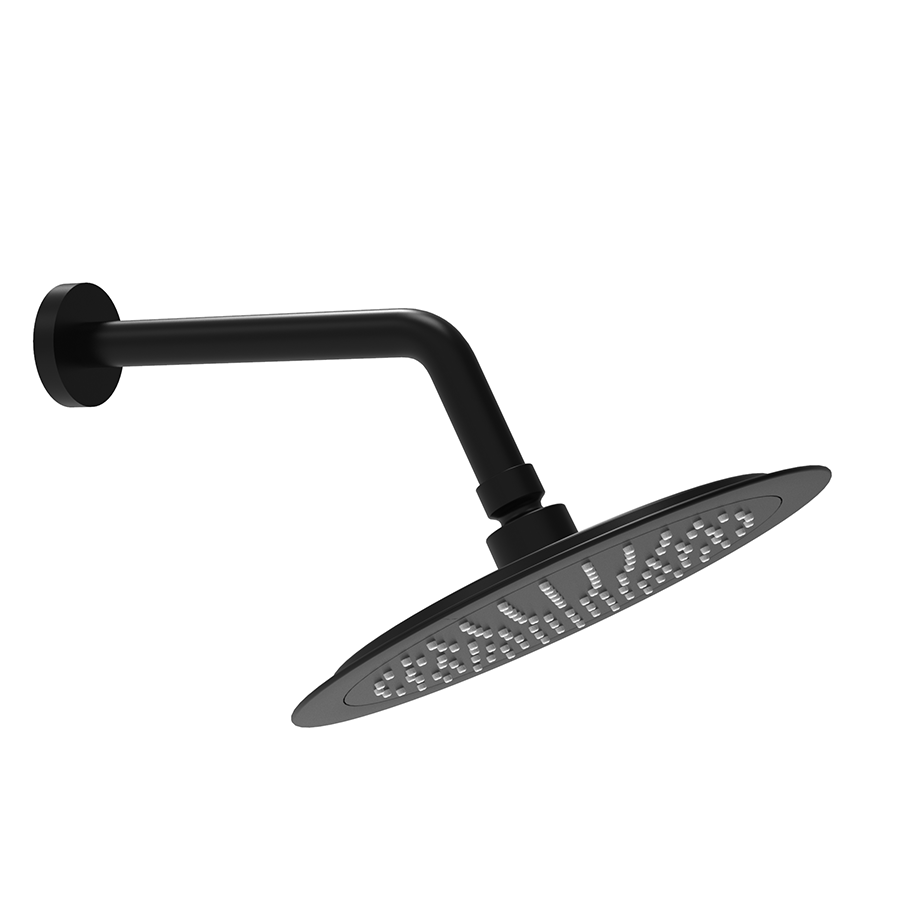 BD34027515 Bienbanyo Bien Ultraslim круглая душевая лейка с подставкой, матовый черный 