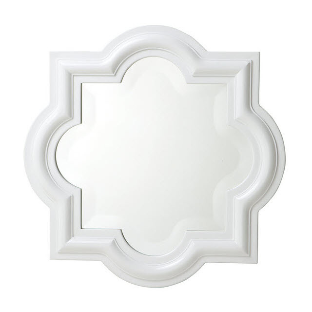 Зеркало в белой раме Dominion от Eichholtz EICHHOLTZ ДИЗАЙНЕРСКИЕ, EICHHOLTZ 062699 Белый  - Вид №1