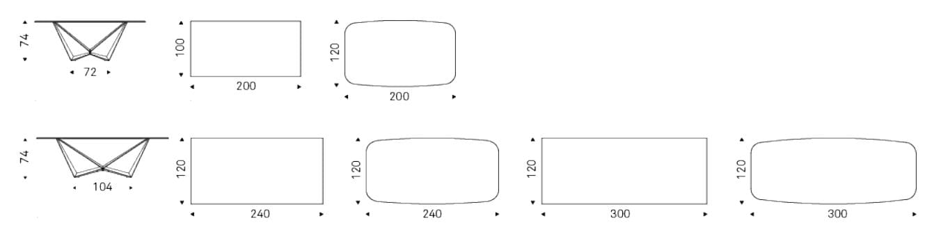 Хрустальный стол Cattelan italia Скорпио ARCH-00060452 - Вид №5