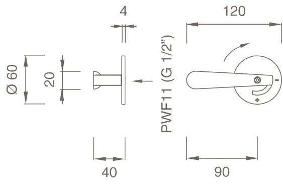 Ceadesign Запорный клапан из нержавеющей стали Lutezia Ltz 70 - Вид №2