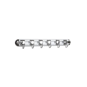 Вешалка Delphinium Кора пластик/металл 6 крючков цвет хром