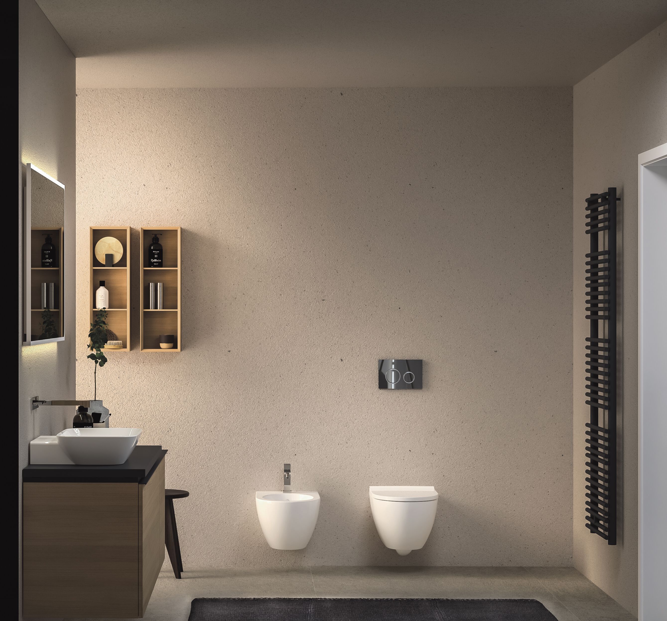 Подвесное биде в витрине Geberit Акант ARCH-00035852 - Вид №1