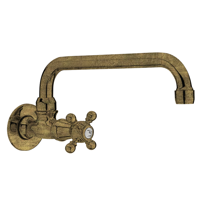 80920809 BASIC/PREMIUM Высокая вращаясь тысяча восемьсот шестьдесят-шесть носик моноблочных раковин Старая Латунь GRB MIXERS 