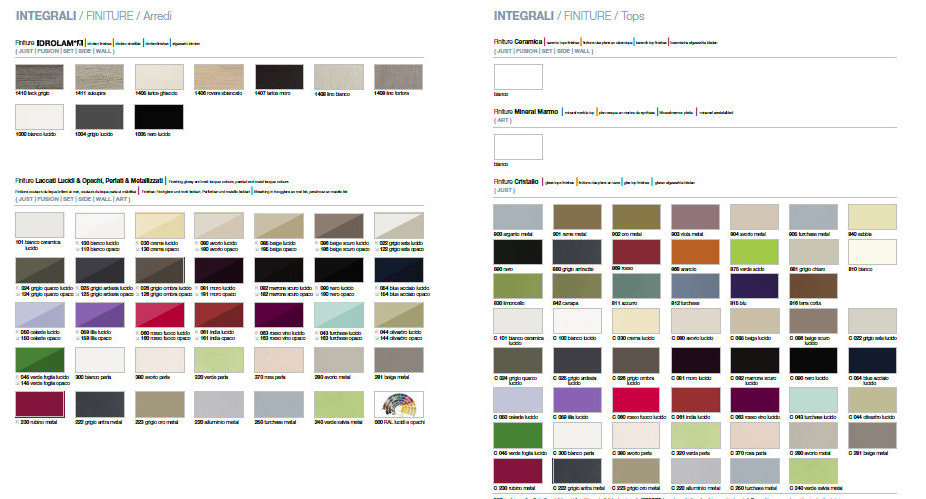 ART17 Комплект мебели cm. 100 Berloni Bagno 43487 - Вид №4