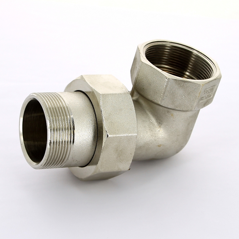 Разъемное соединение НВ угловое с прокладкой O-ring никелированное TIEMME 2" 1500543 - Вид №3