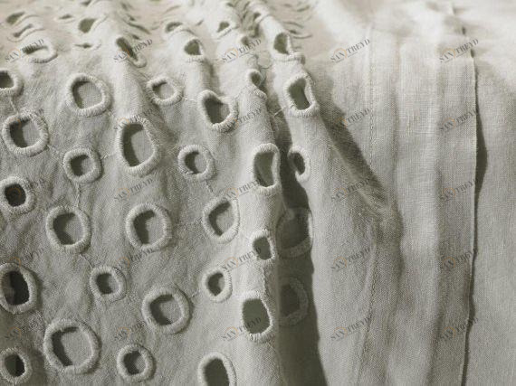 Society Limonta Вышитая льняная простыня Ols sun-id-1445949