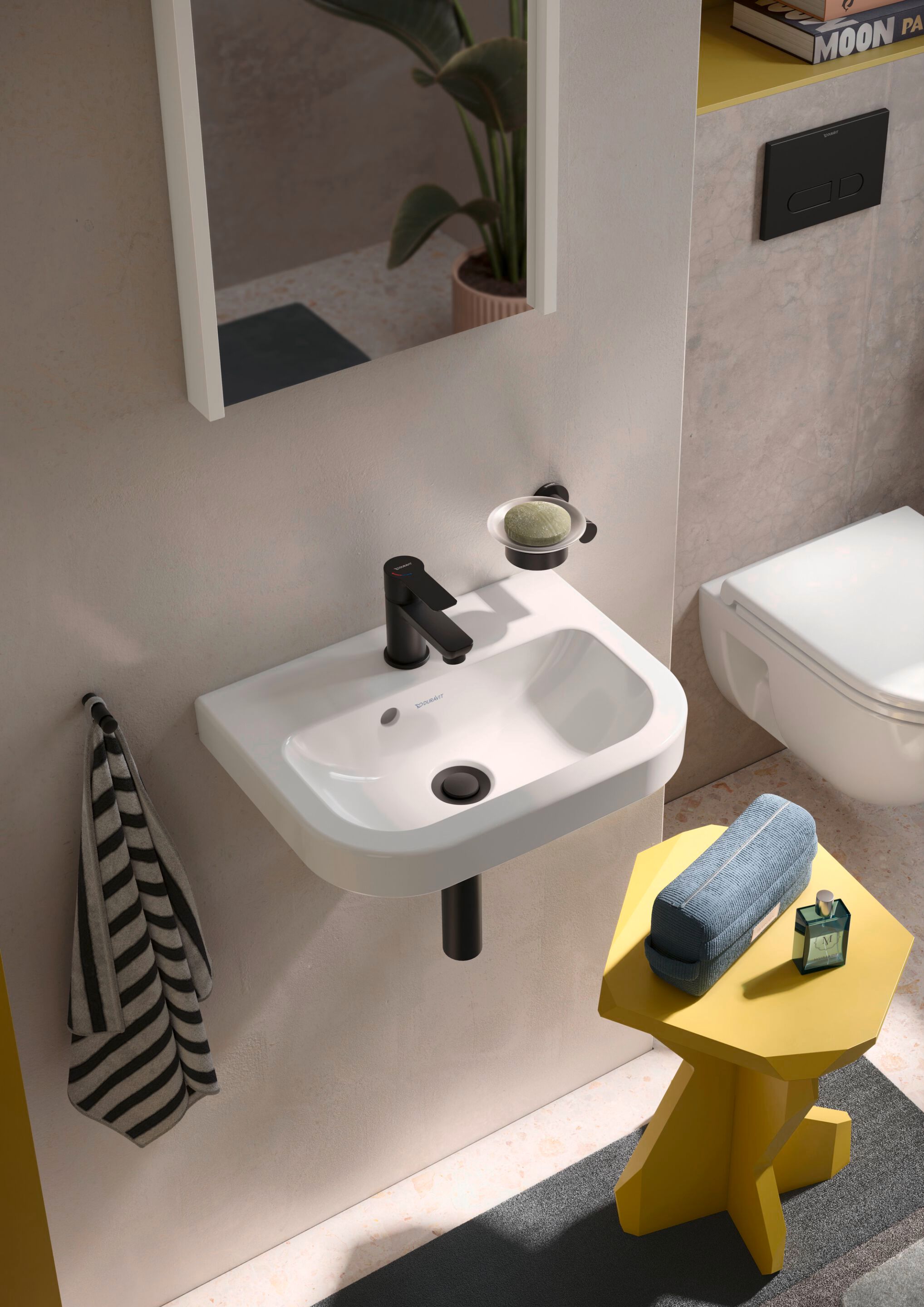 Керамическая подвесная раковина с переливом Duravit D-Code ARCH-00038707 - Вид №1