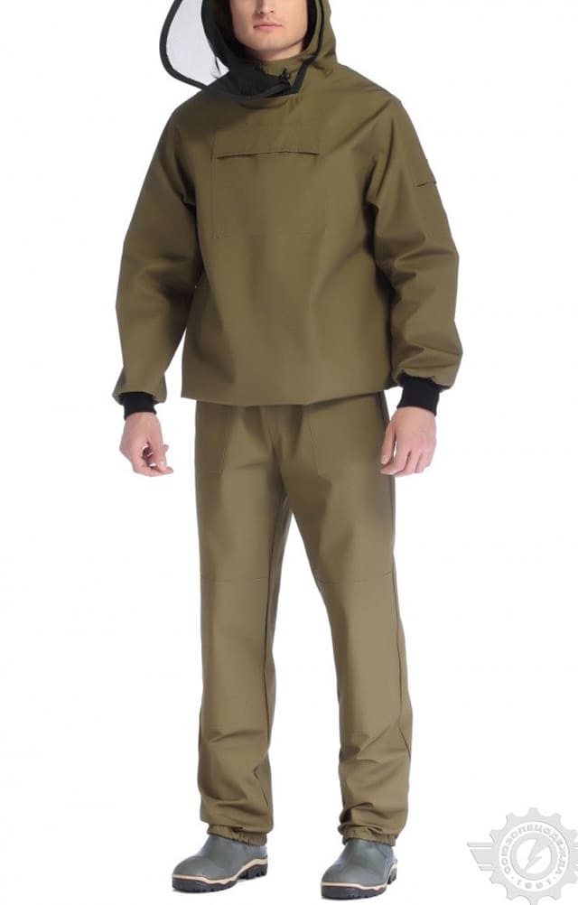 65552 Костюм противоэнцефалитный с сеткой  Летняя спецодежда  размер 64-66/170-176  - Вид №9