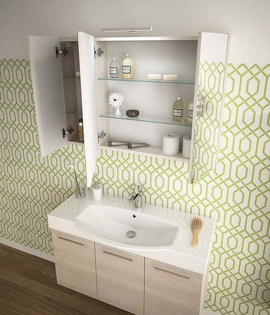 LEGNOBAGNO Тумба под умывальник из дерева подвесная с дверцами Urban sun-id-1359356 - Вид №1