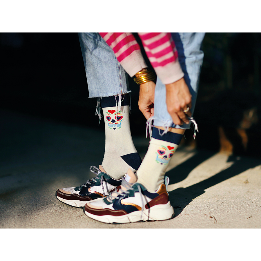 DYSOCKSCAW Носки , calaca, белые Doiy  - Вид №2