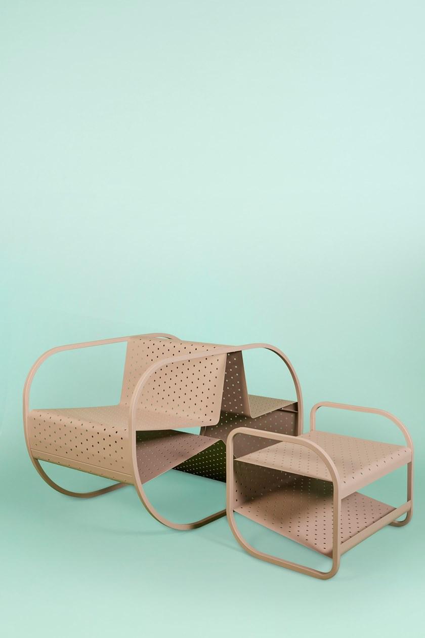 Giacopini Подставка для ног / журнальный столик из металла Flip sun-id-1390561 - Вид №6