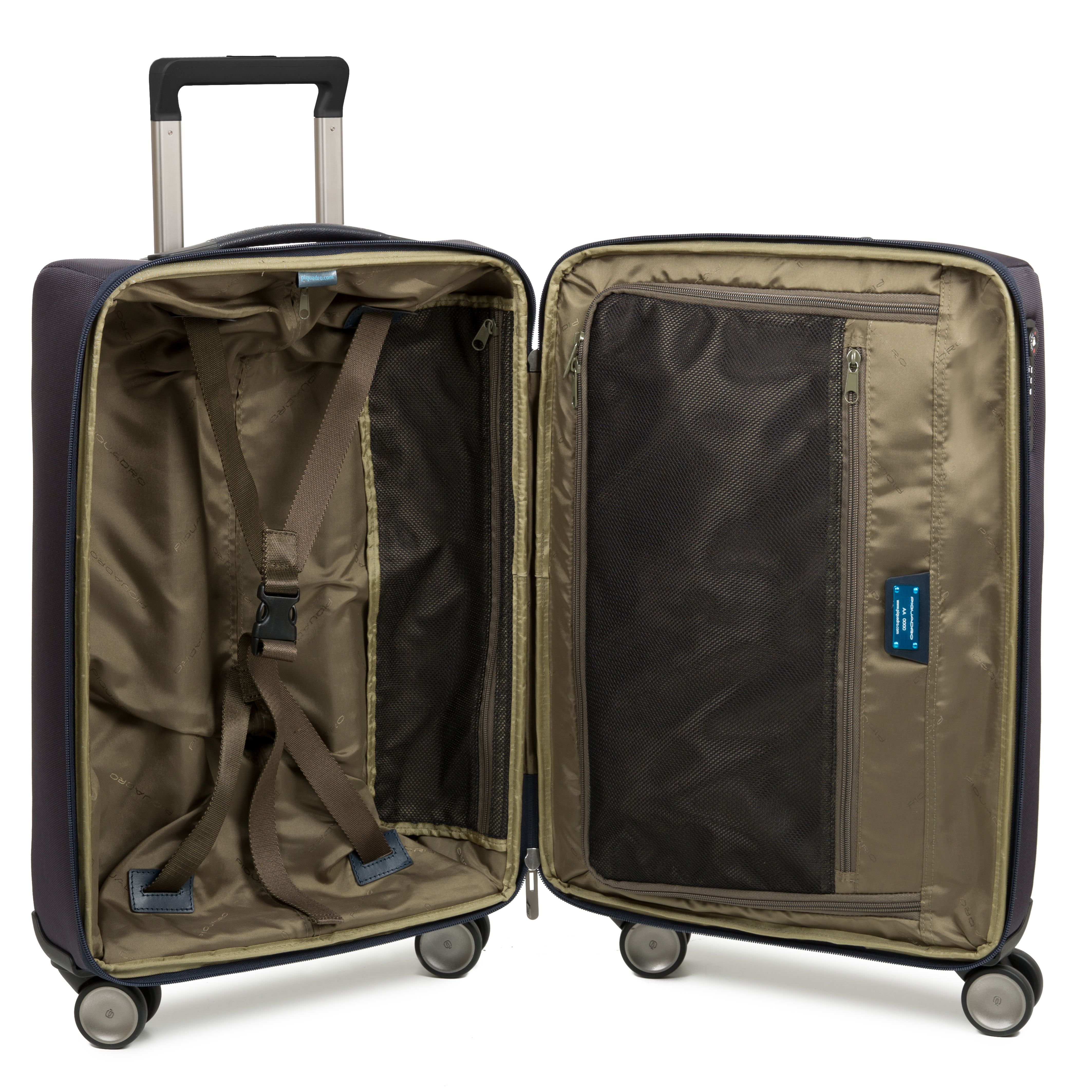 BV4444BRBM/BLU Чемодан BV4444BRBM Cabin size spinner Piquadro Brief  - Вид №1