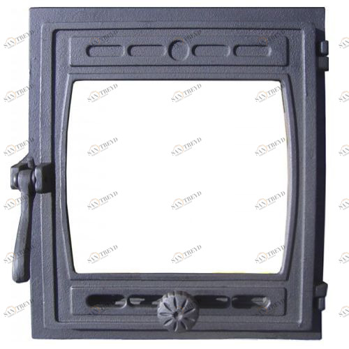 Дверка топочная со стеклом Рубцовское ДТГ-8С Кижи 2339