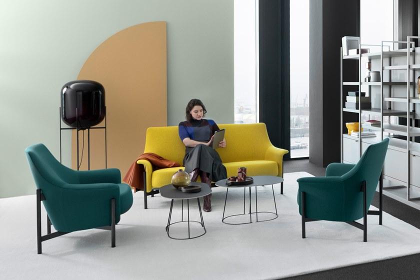 BENE Кресло из ткани с подлокотниками Ports sun-id-1401050 - Вид №5