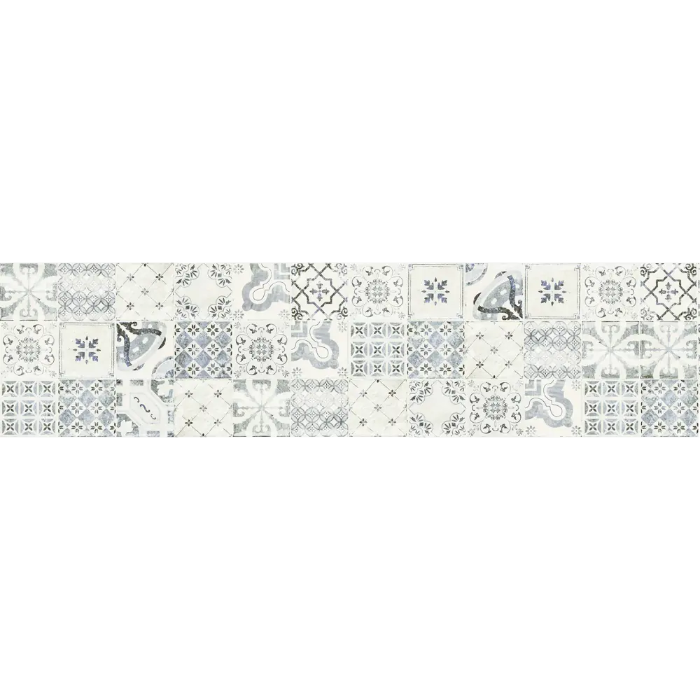 Стеновая панель Азулежу L008 240x0.6x60 см МДФ цвет серый Santreyd STLM-2006349 - Вид №2