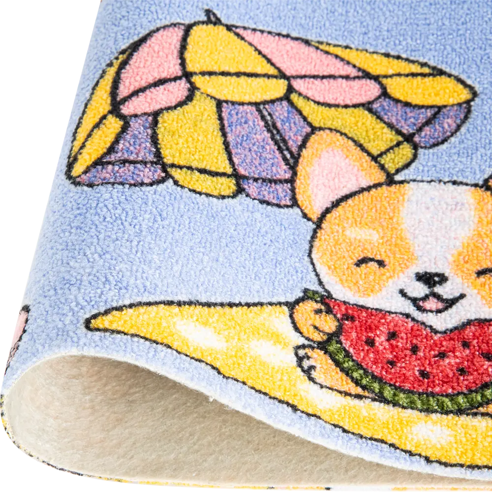 Ковровое покрытие полиамид Витебские ковры петлевой принт Корги, 2.5 м STLM-2141679 - Вид №2