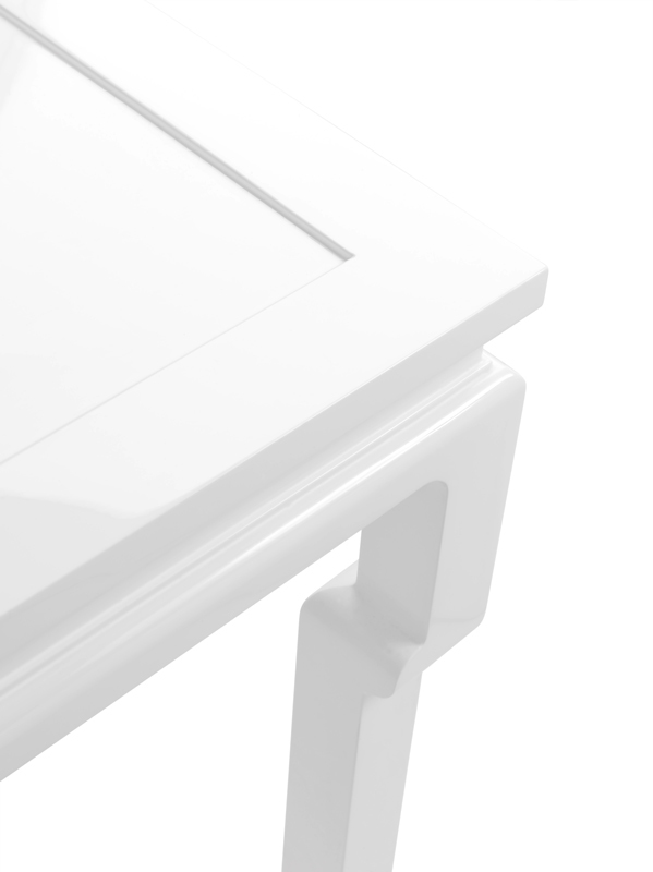Консоль белая глянцевая с фигурными ножками Opium от Eichholtz EICHHOLTZ EICHHOLTZ 060944 Белый  - Вид №5