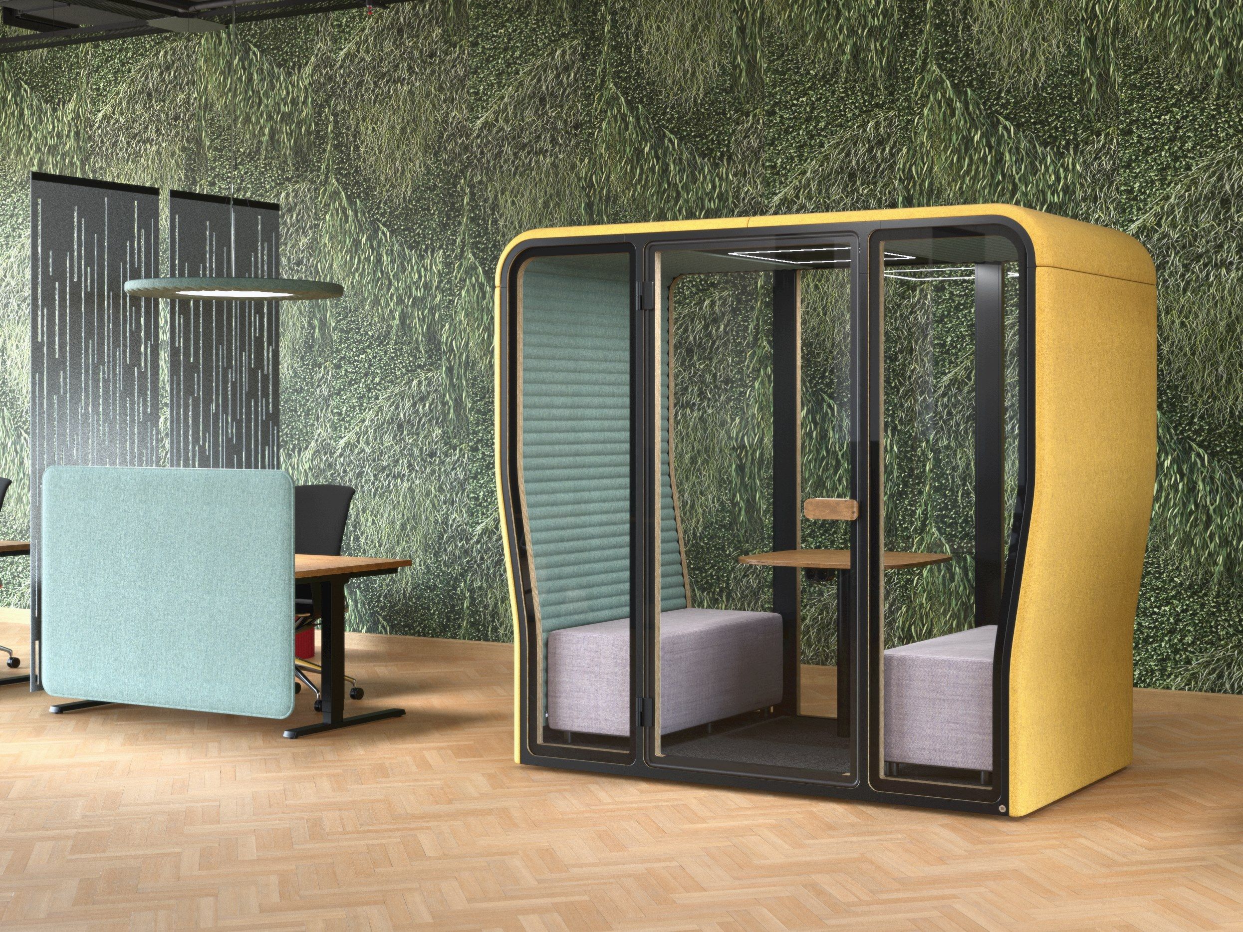 Акустическая офисная кабина со столом BuzziSpace BuzziNest ARCH-00148842 - Вид №1