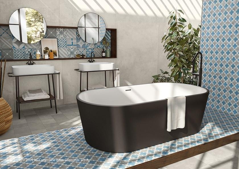 Atlas Concorde Настенная / напольная плитка из керамогранита с эффектом энкаустики Venti boost sun-id-1400680 - Вид №27