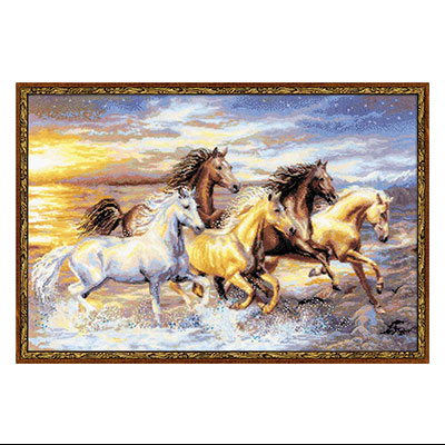 100/038 Набор для вышивания В лучах заката 60 х 40 см RIOLIS Premium