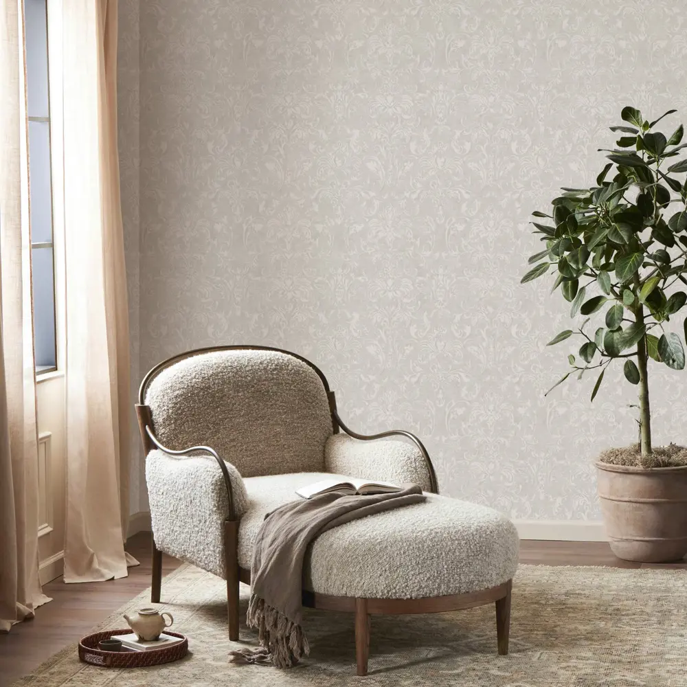 Обои флизелиновые Erismann Frederica бежевые 1.06 м 61011-04 STLM-2194371 - Вид №4