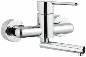 Rubinetterie Mariani Смеситель для кухни настенный на два отверстия Noir 501-no