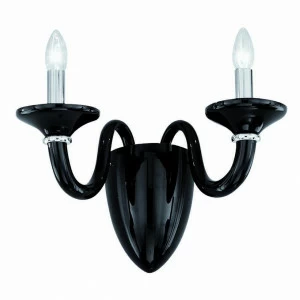 Бра Ideal Lux White Lady AP2 Nero IDEAL LUX СВЕЧА 077593 Черный