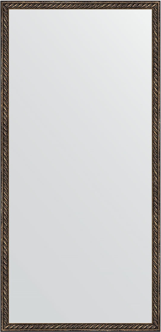 BY 1047 Зеркало в багетной раме - витая бронза 26 mm EVOFORM Definite