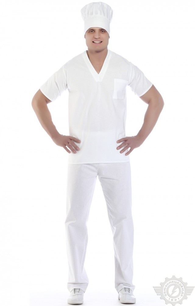 60862 Костюм пекаря  Повар  размер 40-42/158-164 Спецодежда  - Вид №10