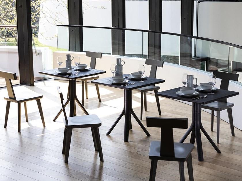 SIPA Стул из лакированного дерева T-coffee sun-id-1454178 - Вид №6