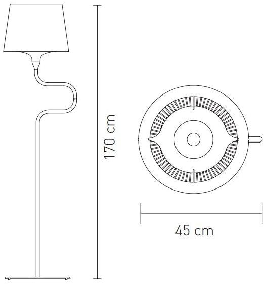 Slamp Светодиодный торшер из лентифлекс® Liza sun-id-1482445 - Вид №3