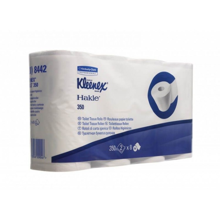8442 Kimberly Clark Туалетная бумага рулонная Kimberly-Clark Kleenex 8442 2-слойная 8 рулонов по 42 м 