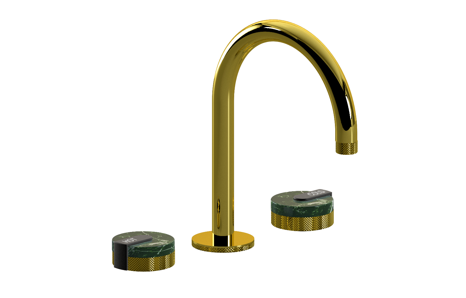 E-11512-R2MG-L1MBK-PB Смеситель для умывальника на 3 отвертия GRAFF MOD+