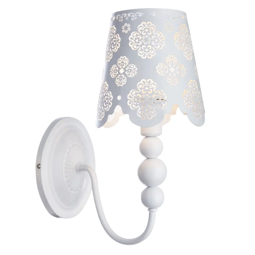 Бра Maestro 1xE14x40 Вт, металл, цвет белый Arte Lamp STLM-2059555 - Вид №1